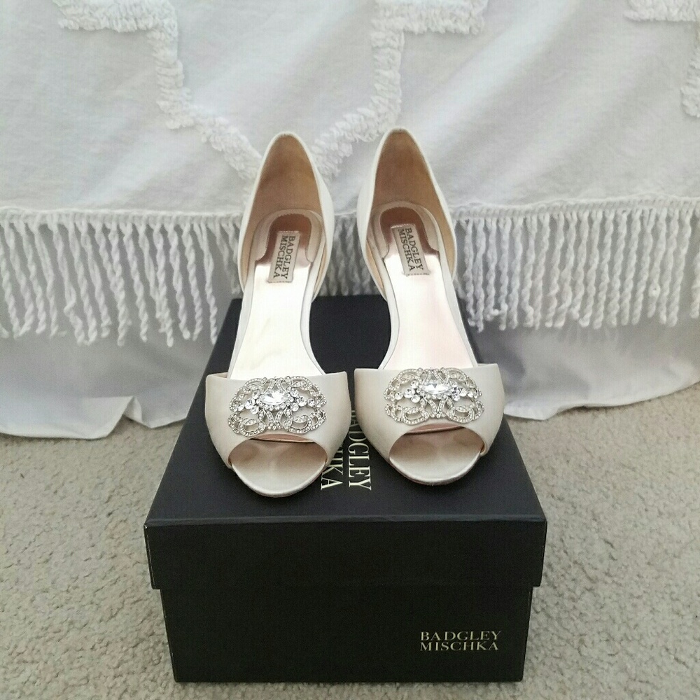 Badgley Mischka Jeweled Heels